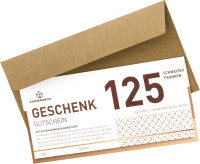 Geschenkgutschein - mit Couvert - 125 Franken Geschenkgutschein - mit Couvert - 125 Franken