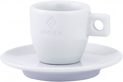 Moak Uno - Espresso - Einzeltasse mit Unterteller