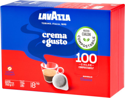 Lavazza - Crema e Gusto - 100 E.S.E. Pads
