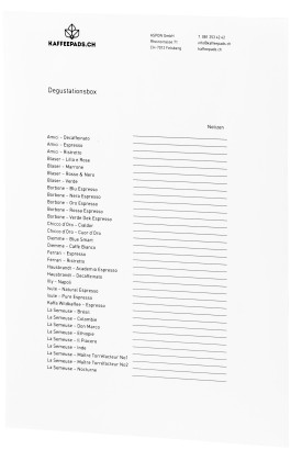 Degustationsbox - Café Crème - TRE