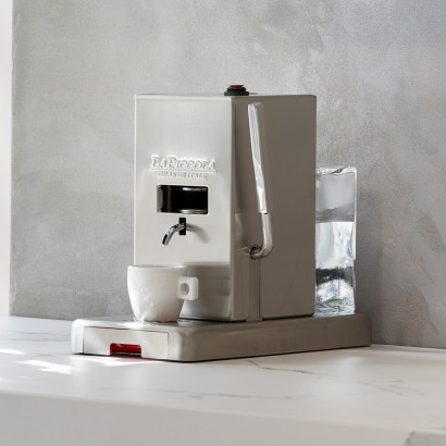 La Piccola Piccola - E.S.E. Kaffeemaschine - Inox Satiniert