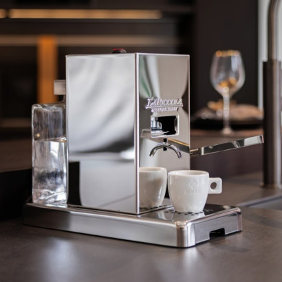 La Piccola Piccola - E.S.E. Kaffeemaschine - Inox Hochglanz