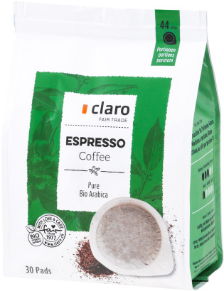 Claro - Espresso - 30 E.S.E. Pads (Beutel)