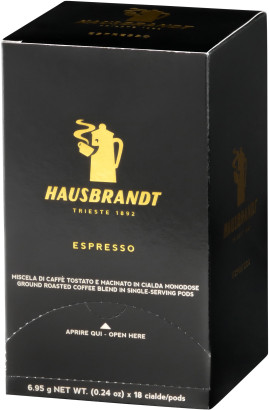 Hausbrandt - Espresso - 144 E.S.E. Pads